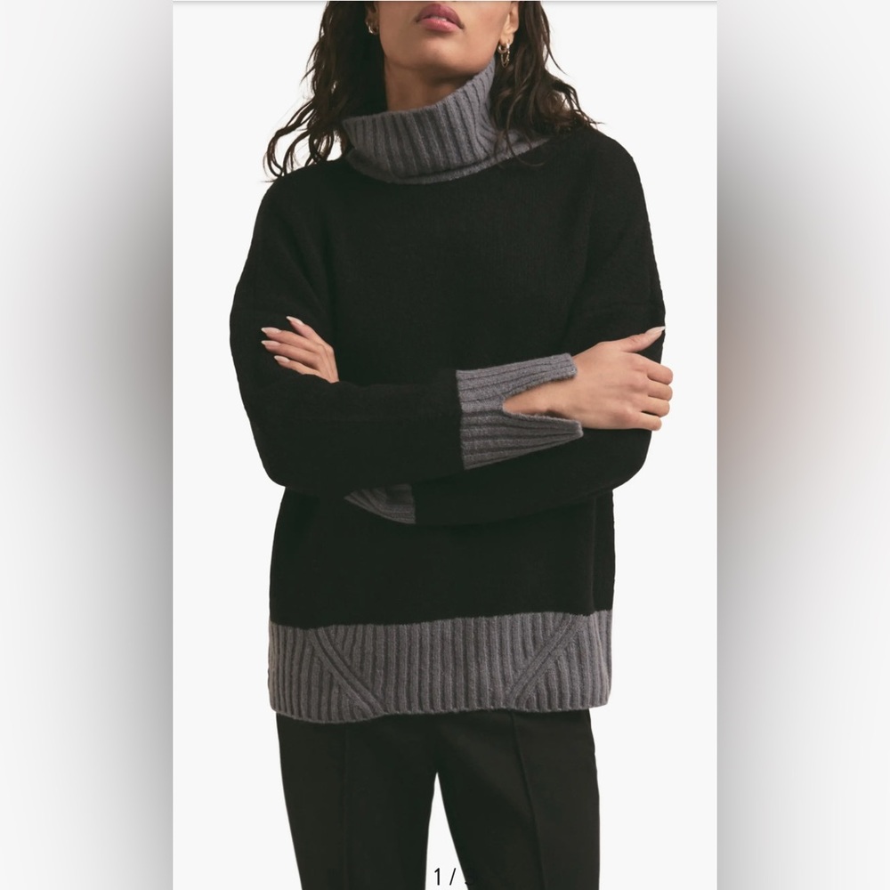 New! Favorite Daughter The Andi Wool Cashmere Blend Sweater Small $348
